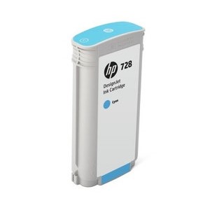 Hp F9j67a (728) Cyan 130 Ml Genıs Format Murekkep Kartusu