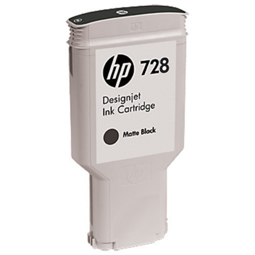 Hp F9j68a (728) Mat Sıyah 300 Ml Genıs Format Murekkep Kartusu