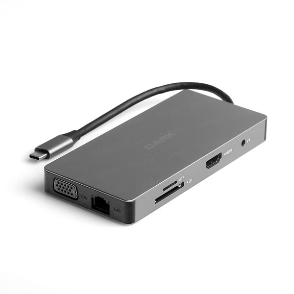 Dark Dk-Ac-U31x43 Type-C To Hdmı/Vga/Eth/Usb Çevirici Hub