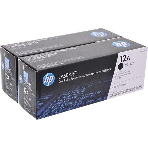 Hp Q2612af (12A) Sıyah Toner 2.000 Sayfa 2-li paket