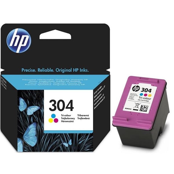 Hp N9k05ae (304) Uc Renklı Murekkep Kartusu 100 Sayfa