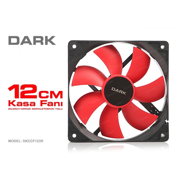 DARK DKCCF123R 3pin 120mm Kasa Fanı