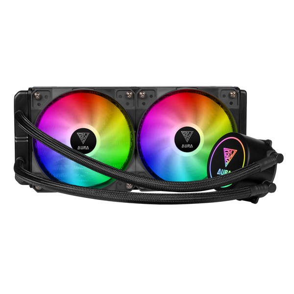 GAMDIAS 240mm AURA GL240 RGB Sıvı Soğutmalı AM5-1700p İşlemci Fanı