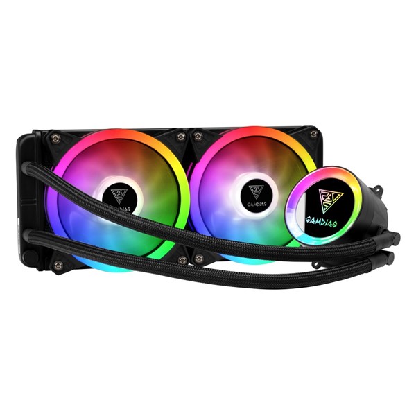 GAMDIAS 240mm CHIONE M2-240 LITE RGB Sıvı Soğutmalı AM4-1700p İşlemci Fanı