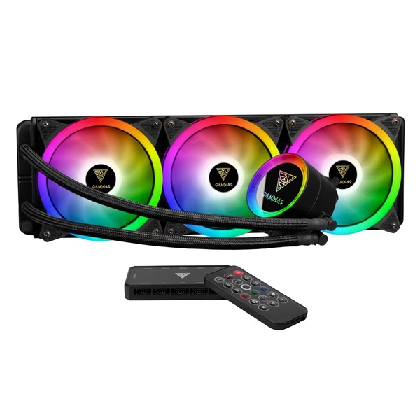 GAMDIAS 360mm CHIONE P2-360R RGB Sıvı Soğutmalı AM4-1700p İşlemci Fanı