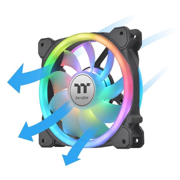 Thermaltake SWAFAN Duo ARGB 3x120mm Fanlı + Kontrolcülü Kasa Fan Kiti