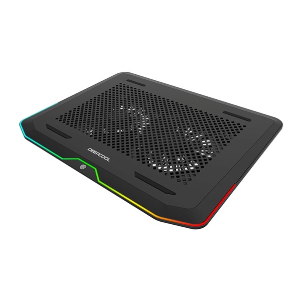 Deep Cool N80 Rgb 2 Adet 140X20mm Fan Değiştirile Bilir Led Işıklı 2 X Usb 3.0 Port Notebook Stand Ve Soğutucu