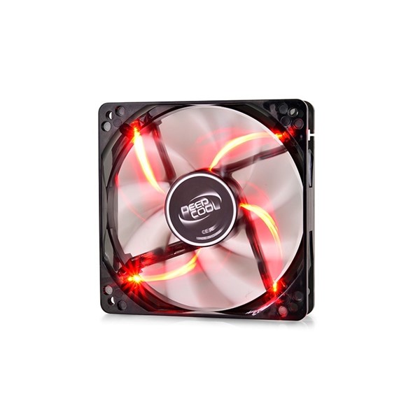 DEEPCOOL WIND-BLADE-120 RED Kırmızı Ledlı Kasa Fanı 120Mm