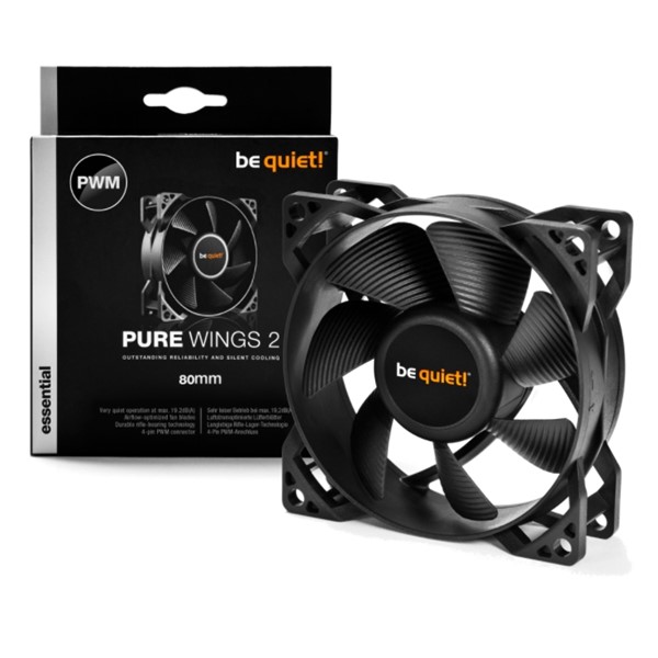 Be Quiet! Pure Wings 2 80mm Kasa Fanı BL037 Pwm 4 Pin