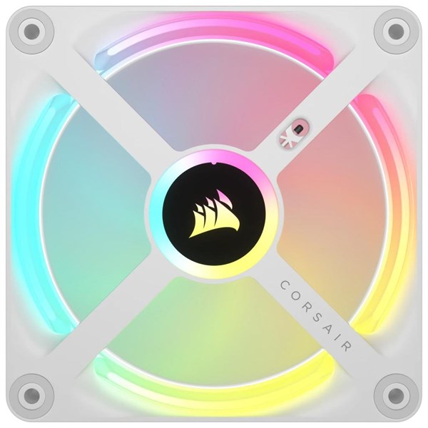 CORSAIR CO-9051005-Ww iCUE LINK QX120 RGB 120mm PWM PC Fan Genişletme Kiti Beyaz