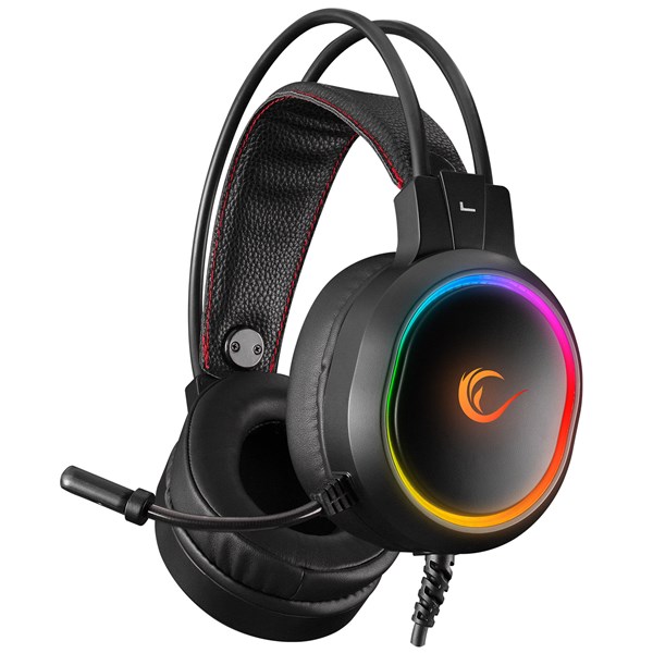 Rampage RM-K12 MANLY Siyah 7.1 Usb Surround RGB Işık Efektli Gaming Oyuncu Mikrofonlu Kulaklık