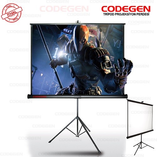 CODEGEN TX20 200x200 Ayaklı Projeksiyon Perdesi