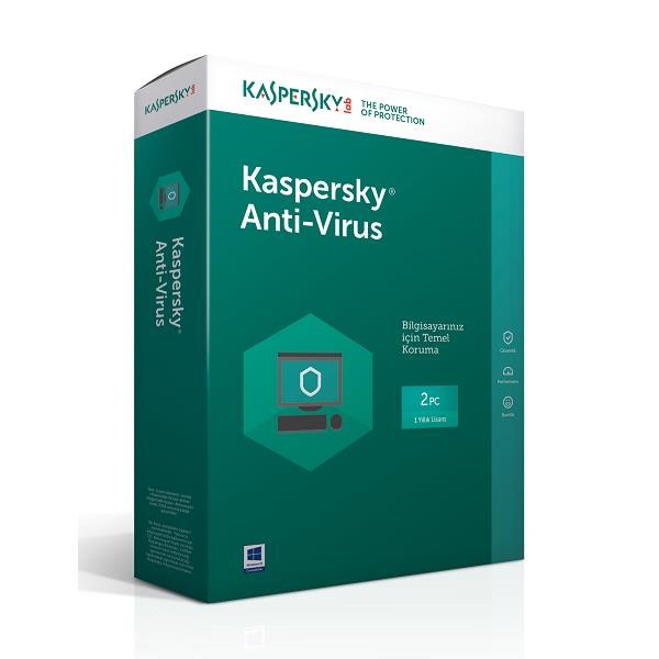 KASPERSKY Antivirüs Trk Kutu 1yıl 2kullanıcı