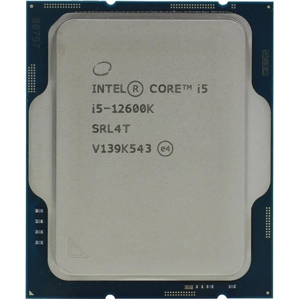 INTEL CORE i5 12600K 20MB 10çekirdekli O/B UHD VGA 1700p 125w Kutusuz+Fansız