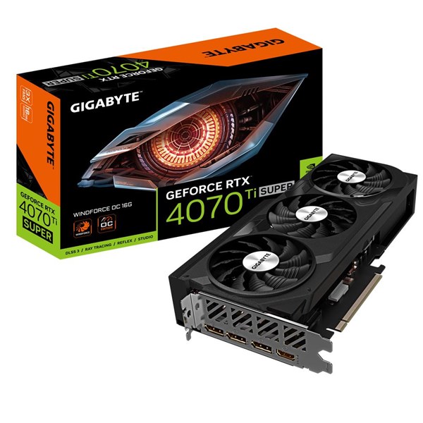 GIGABYTE 16GB RTX4070TI SUPER GV-N407TSWF3 OC-16GD GDDR6X PCIE 4.0