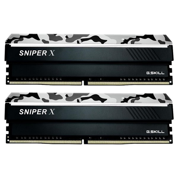 GSKILL 16GB (2X 8GB) DDR4 3600MHZ CL16 DUAL KIT PC RAM SNIPERX GRI KAMUFLAJ F4-3600C19D-16GSXWB