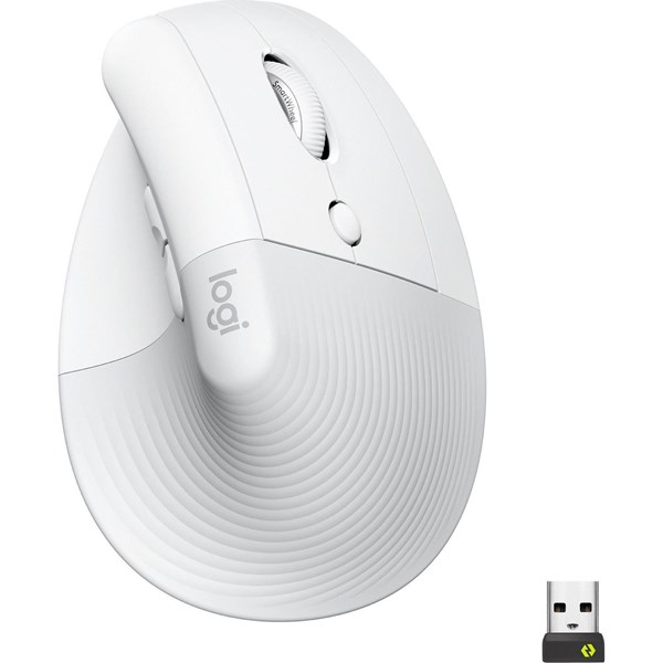 LOGITECH LIFT Kablosuz Dikey Mouse Beyaz 910-006475