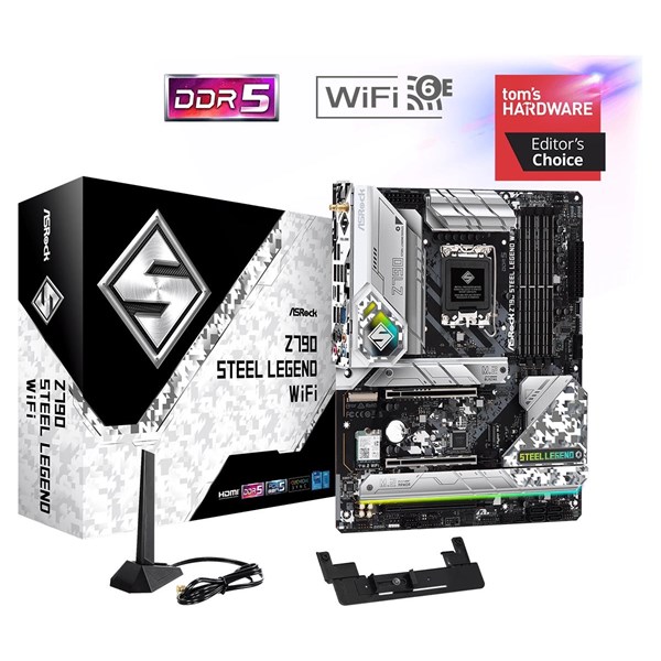 ASROCK Z790 STEEL LEGEND WIFI-6E DDR5 HDMI-DP PCIE 5.0 1700P ATX