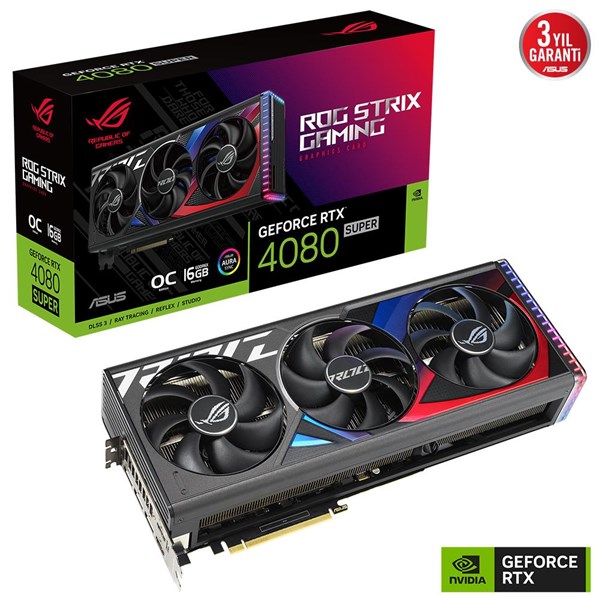 ASUS 16GB ROG STRIX RTX4080S-O16G GAMING GDDR6X HDMI-DP PCIE 5.0