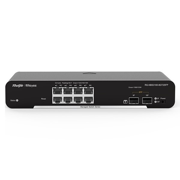 RUIJIE 8port REYEE RG-NBS3100-8GT2SFP GIGABIT 2X SFP Yönetilebilir Switch