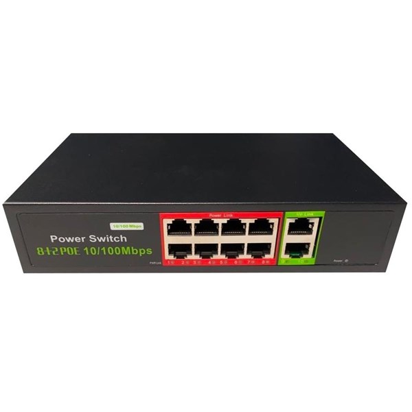 TIWOX 8port+2UPLINK GIGABIT FULL PoE TP-G8002-POE96W GIGABIT Yönetilemez Switch