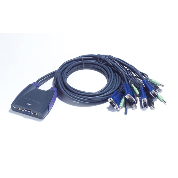 ATEN ATEN-CS64UZ 4 portlu USB VGA KVM SWITCH