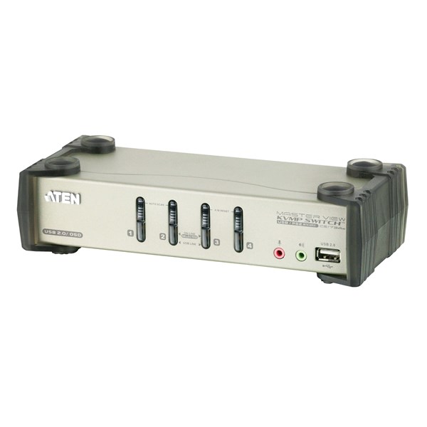 ATEN ATEN-CS1734B 4-Port PS/2-USB VGA/Audio KVMP Switch