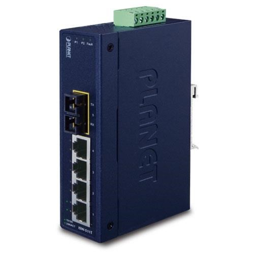 PLANET 4port PL-ISW-511TS15 10/100 ENDÜSTRİYEL SWITCH