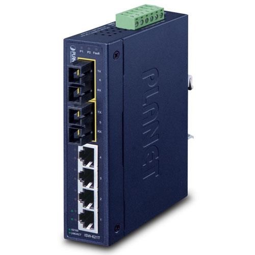 PLANET 4port PL-ISW-621TS15 10/100 ENDÜSTRİYEL SWITCH