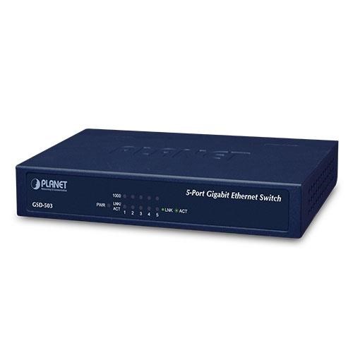 PLANET 5port PL-GSD-503 GIGABIT YÖNETİLEMEZ SWITCH