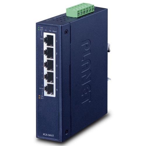 PLANET PL-IGS-501T 5port GIGABIT ENDÜSTRİYEL SWITCH