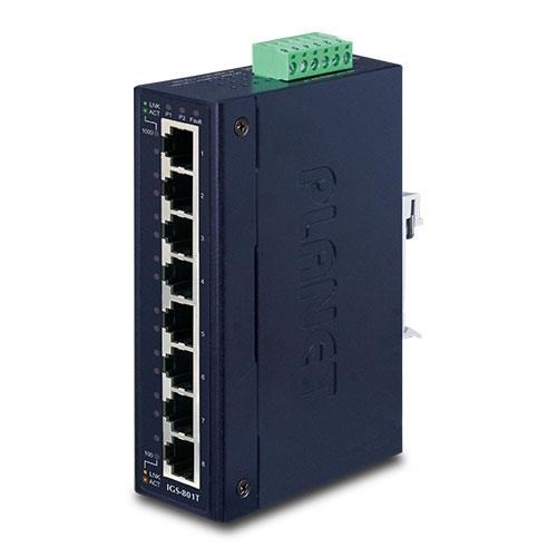 PLANET PL-IGS-801T 8port GIGABIT ENDÜSTRİYEL SWITCH