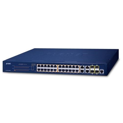 PLANET PL-GS-4210-24P4C 24port GIGABIT 4-SFP 280W FULL POE YÖNETİLEBİLİR SWITCH