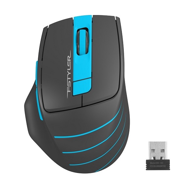 A4 TECH FG30 Kablosuz 2000dpi Optic Gri/Mavi Mouse