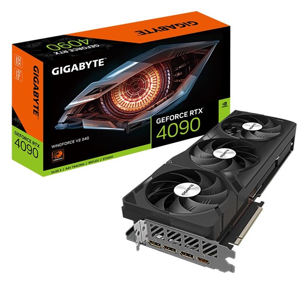 GIBAYTE 24GB RTX4090 GV-N4090WF3V2 24GD GDDR6X 384bit HDMI-DP PCIE 4.0