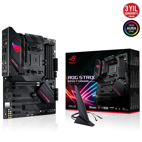 ASUS ROG STRIX B550-F GAMING WIFI II DDR4 HDMI DP PCIe 16X v4.0 AM4 mATX