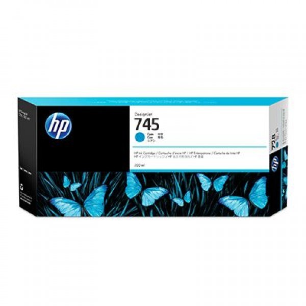 HP F9K03A (745) Cyan 300 Ml Genıs Format Murekkep Kartusu