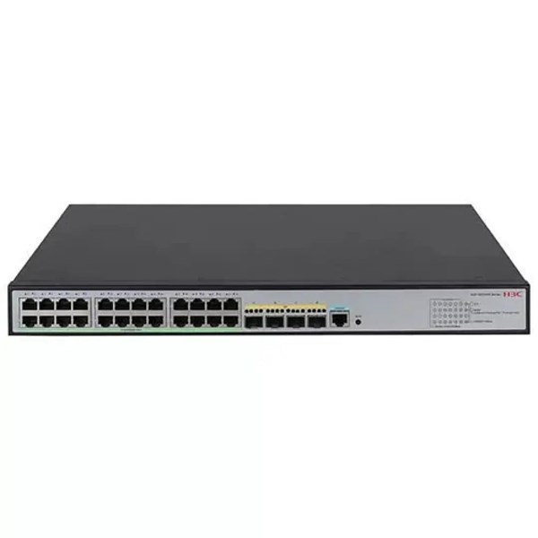 H3C 24port S5120V3-28P-LI GIGABIT 4-SFP YÖNETİLEBİLİR RACKMOUNT SWITCH 