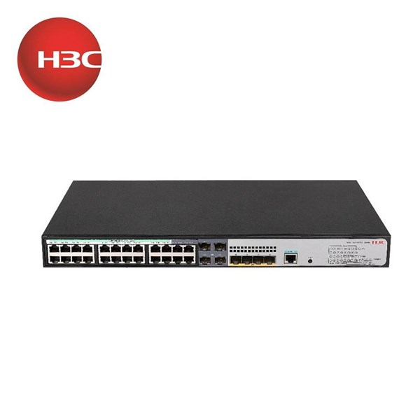 H3C 24port S5120V3-28F-LI GIGABIT 2-SFP+2-10GBE SFP+  YÖNETİLEBİLİR RACKMOUNT SWITCH 