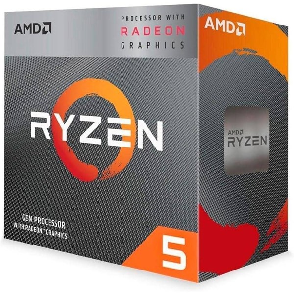 AMD RYZEN 5 4600G 11MB 6çekirdekli O/B UHD AM4 65w Kutulu+Fanlı  