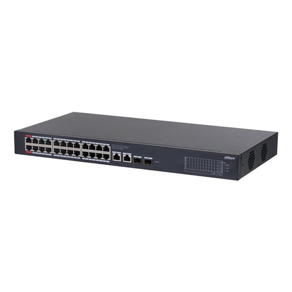 DAHUA 24port CS4228-24GT-240 Gigabit 2-FSP 2-Uplink 240w Full PoE Cloud Switch