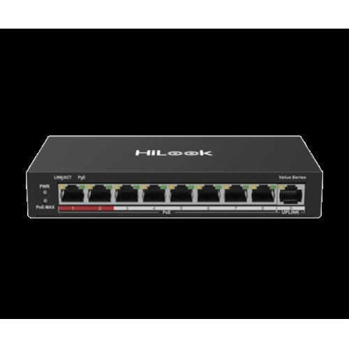 Hilook Hılook Ns-0109P-60(B)(O-Std) 8Xfe+1Xfe Uplınk Yönetilemez 60W Poe Switch