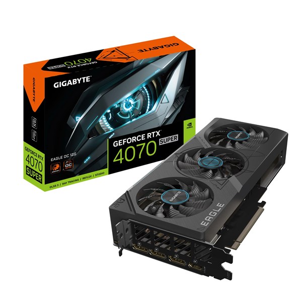 GIGABYTE 12GB RTX4070 SUPER EAGLE GV-N407SEAGLE OC-12GD GDDR6 PCIE 4.0