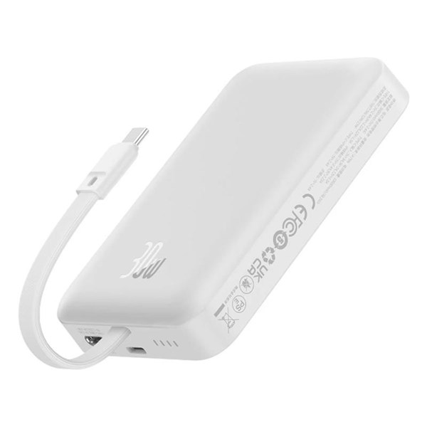 BASEUS MAGSAFE MİNİ P1002210B223-00 30W 10.000 MAH TYPE-C KABLOLU ŞARJLI POWERBANK