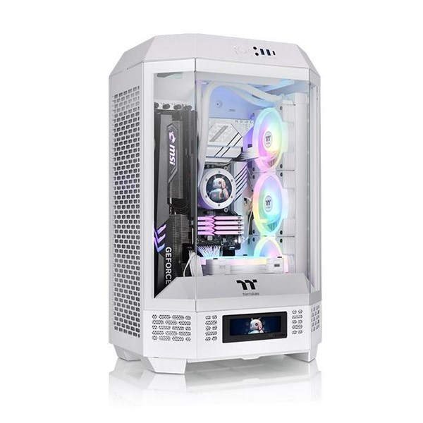 THERMALTAKE THE TOWER 300 TG CA-1Y4-00S6WN-00 GAMING MICRO-TOWER PC KASASI BEYAZ