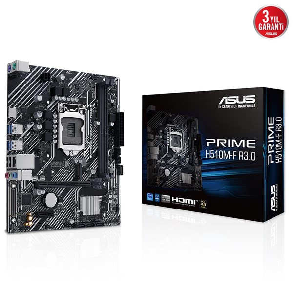 ASUS PRIME H510M-F R3.0 DDR4 HDMI PCIE 3.0 1200p v2