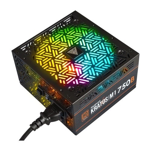 GAMDIAS 750W 80+ BRONZE KRATOS M1-750B RGB POWER SUPPLY