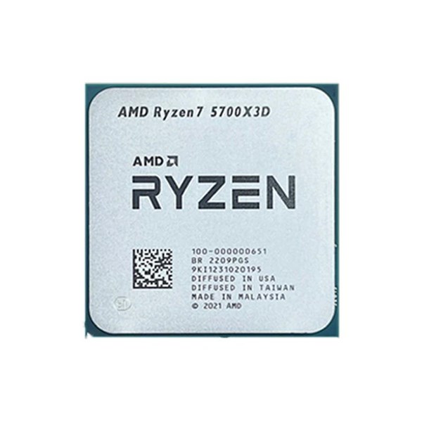 AMD RYZEN 7 5700X3D 100MB 8çekirdekli VGA YOK AM4 105w Kutusuz+Fansız