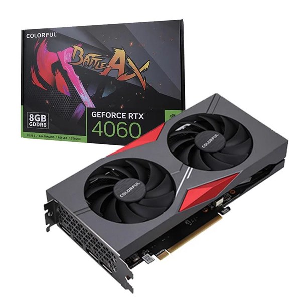 COLORFUL 8GB RTX4060 DUO 8GB V2-V GDDR6 HDMI-DP PCIE 4.0