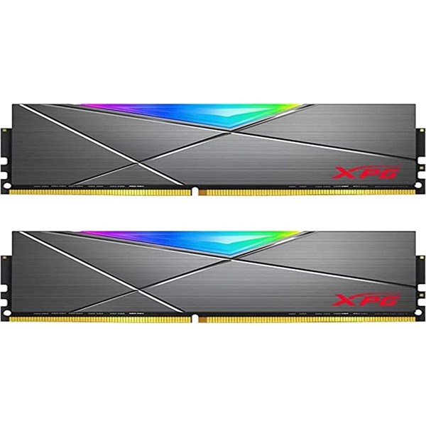 XPG 32GB (2X 16GB) DDR4 3600MHZ CL18 DUAL KIT RGB PC RAM SPECTRIX D50 AX4U360016G18I-DT50